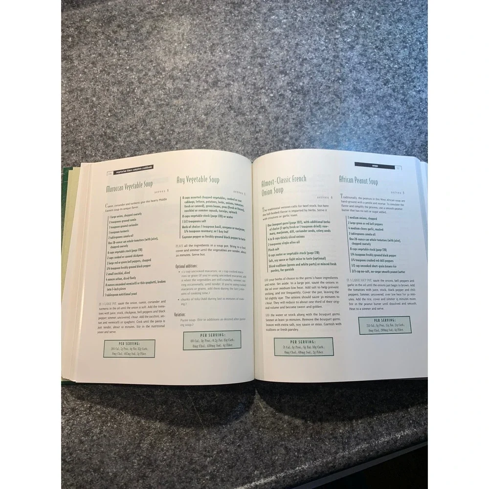 Macmillan Vegetarian‎ Times Complete Cookbook Hardcover 1995 Vintage Recipes